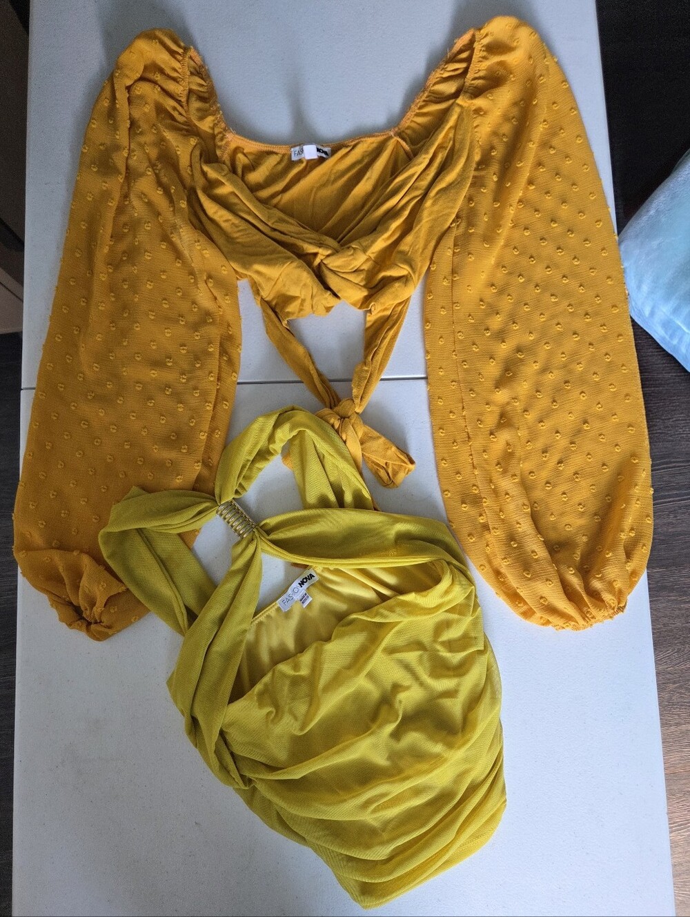 Fashion Nova Yellow Blouse Bundle